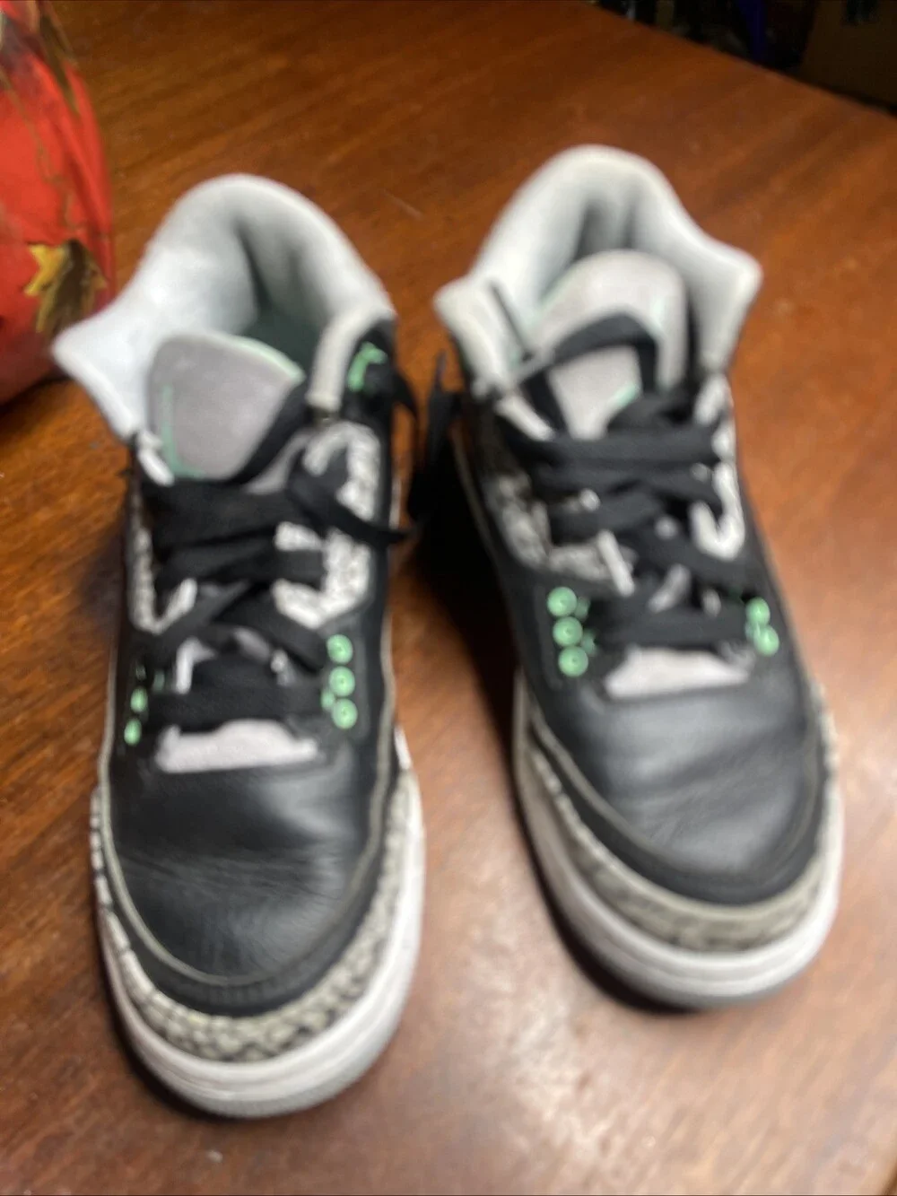Nike Air Jordan 3 Retro GS AJ3 Green Glow Kids Youth DM0967-031 sz 4Y